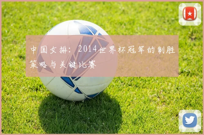 中国女排：2014世界杯冠军的制胜策略与关键比赛