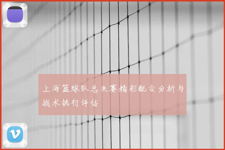 上海篮球队总决赛精彩配合分析与战术执行评估